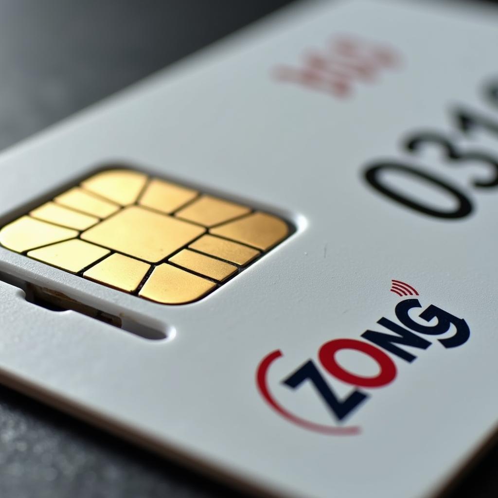 Zong SIM Card