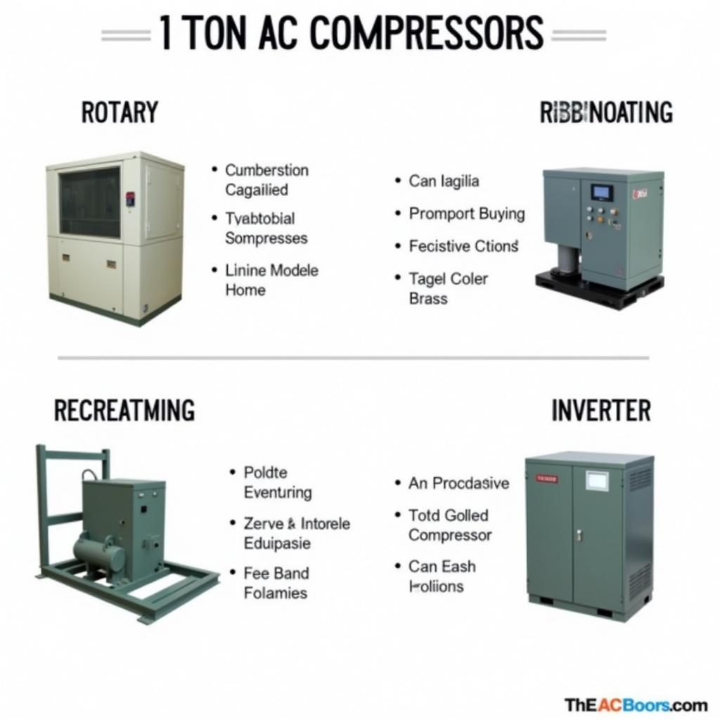 Types of 1 Ton AC Compressors