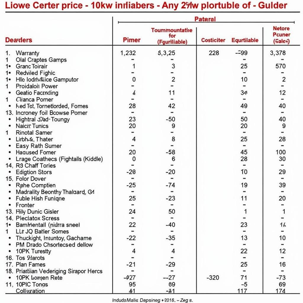 Price List for Various 10kW Inverters in Pakistan