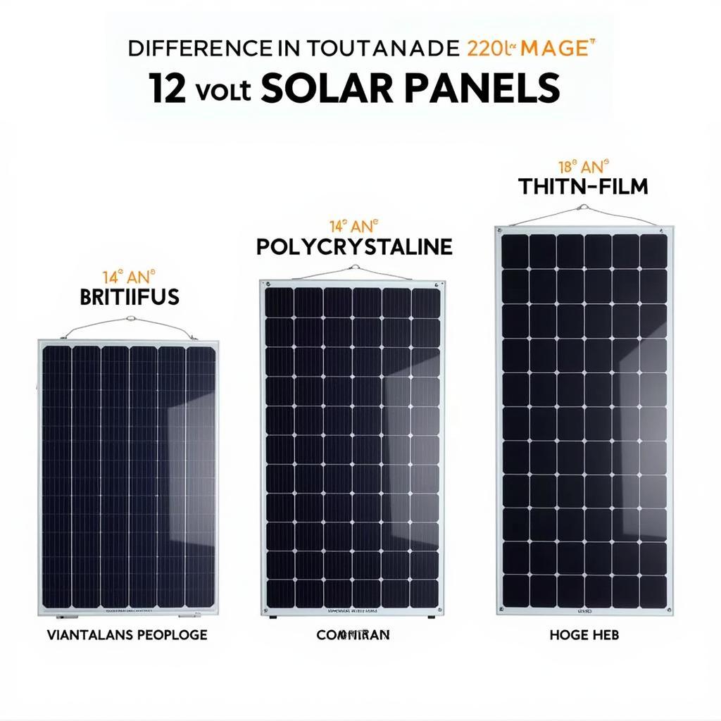 Types of 12 Volt Solar Panels Available in Pakistan