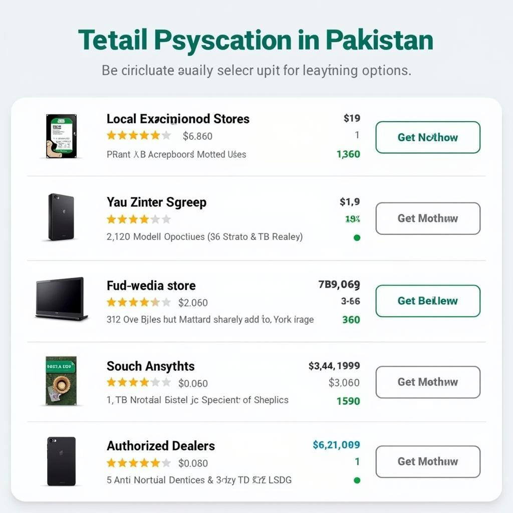 Retail Options for 1TB HDDs in Pakistan