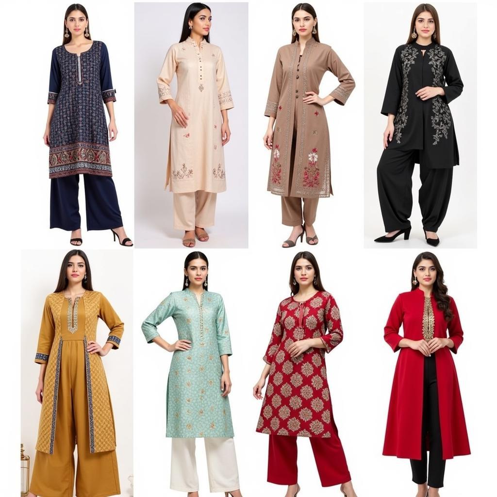 Different 2 Piece Pant Coat Styles Available in Pakistan