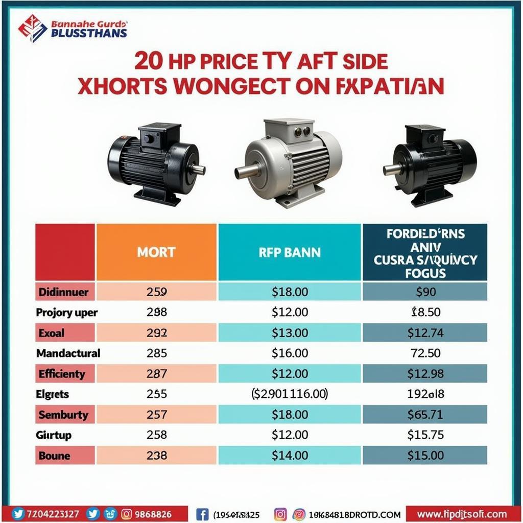 20 HP Motor Price Comparison in Pakistan