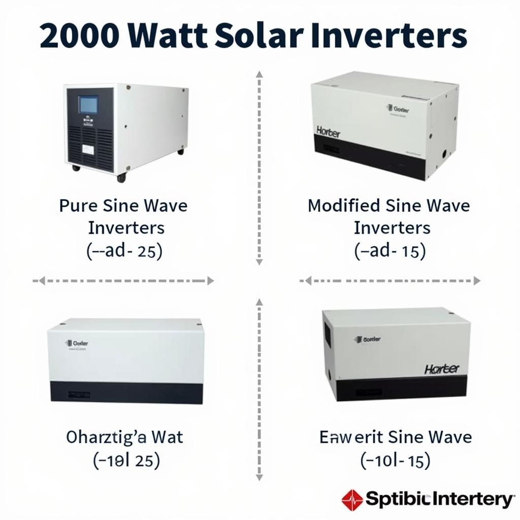 Different types of 2000 watt solar inverters available in Pakistan