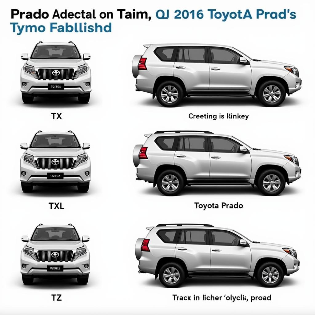 2016 Toyota Prado TX, TXL, and TZ Variants Available in Pakistan