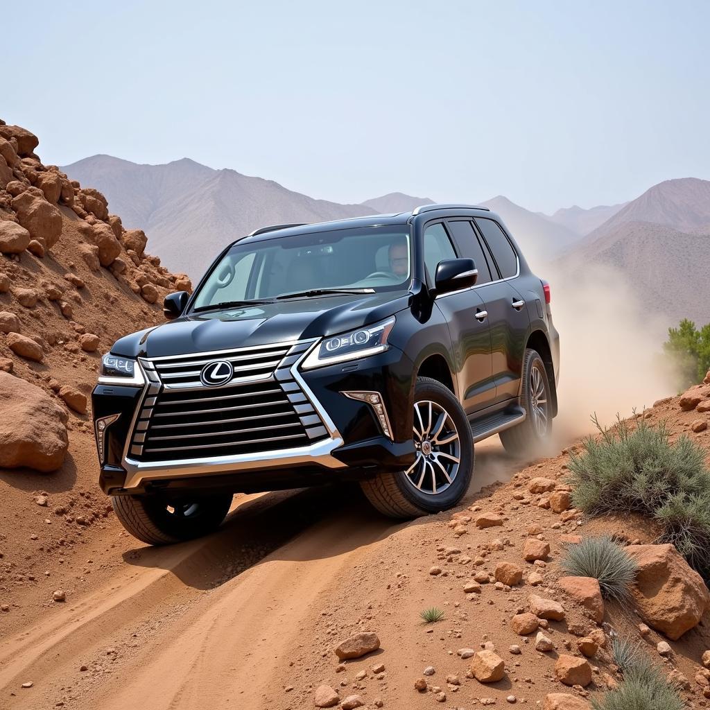 2018 Lexus LX 570 Off-Roading in Pakistan