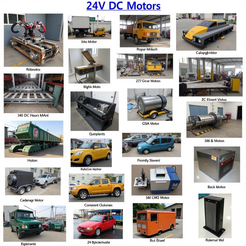 Common Applications of 24V DC Motors in Pakistan