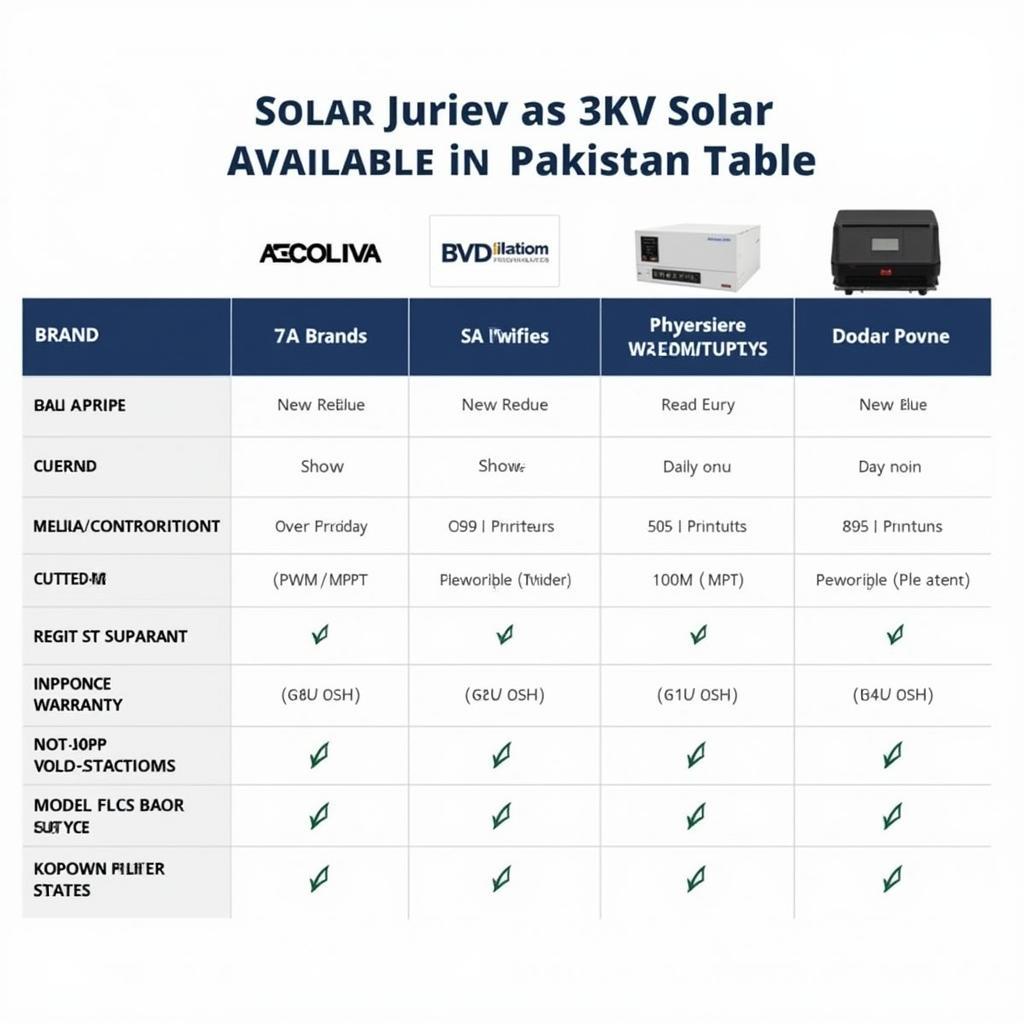 3kv Solar Inverter Price Comparison in Pakistan