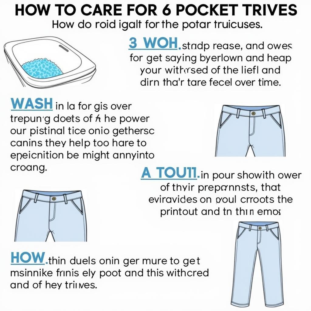 Caring for Your 6 Pocket Trousers