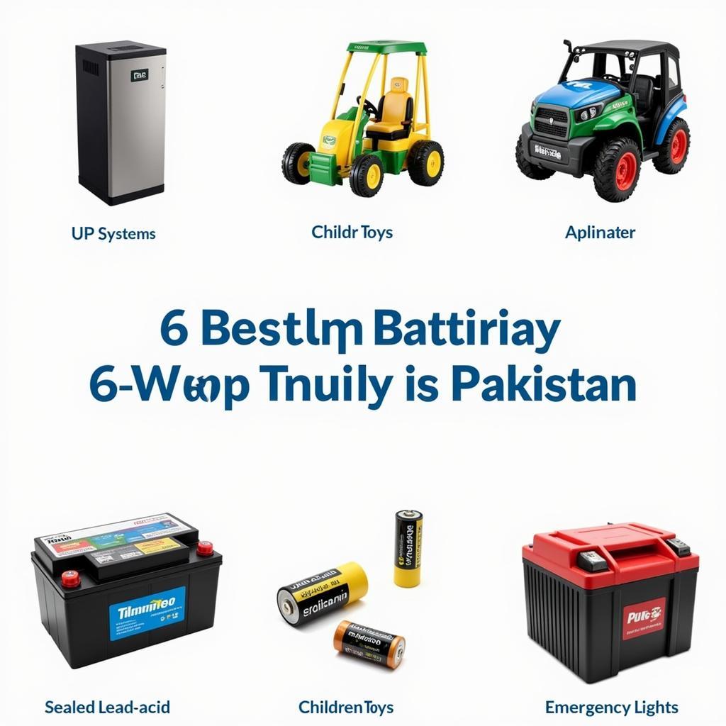 6 Volt Battery Applications in Pakistan