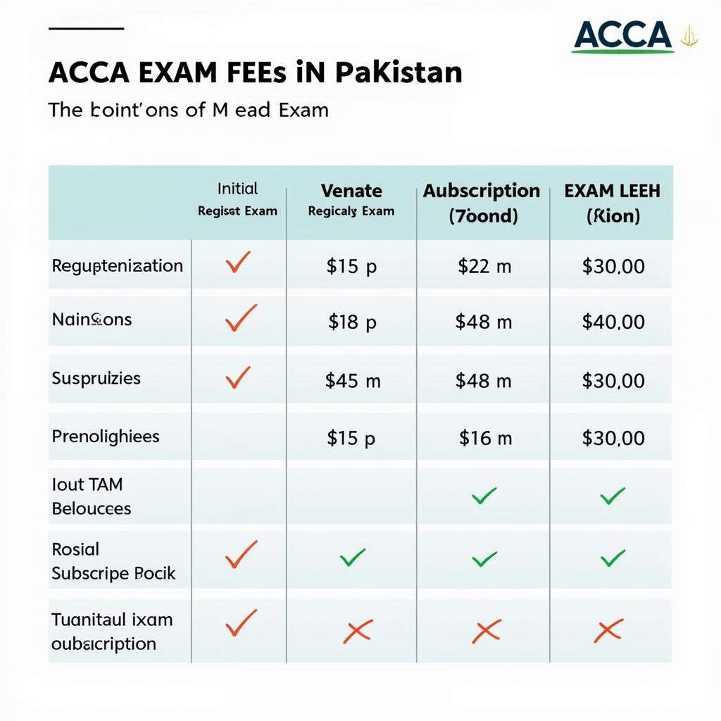 ACCA Exam Fees Breakdown in Pakistan