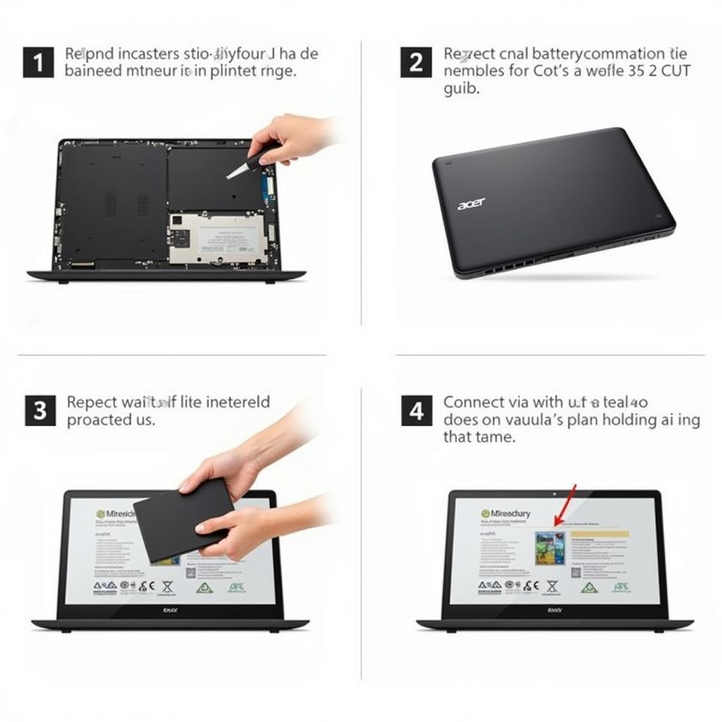 Acer Aspire 5742 Battery Replacement Process