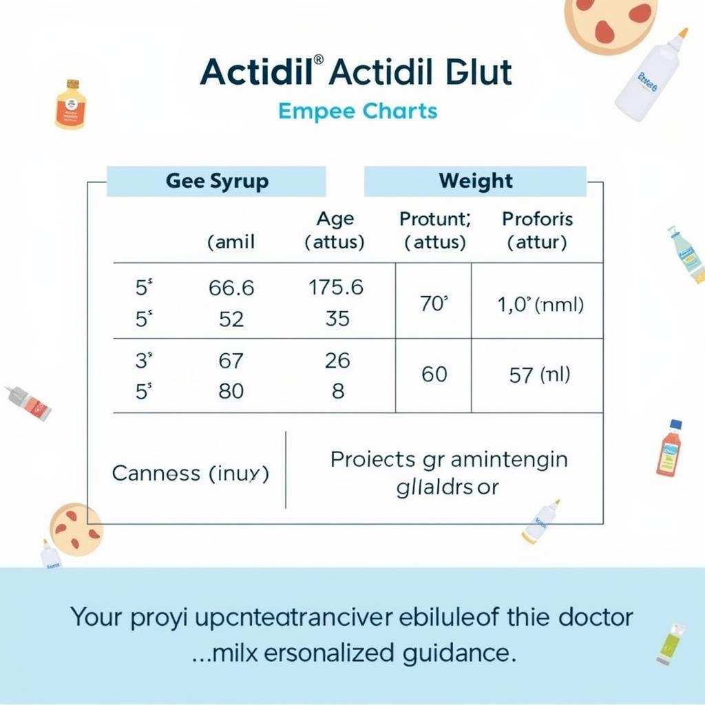 Actidil Syrup Dosage Chart for Children