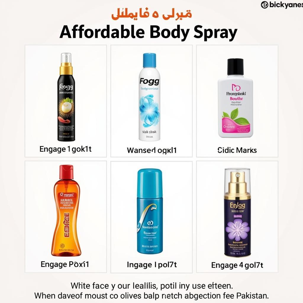 Affordable Body Sprays in Pakistan