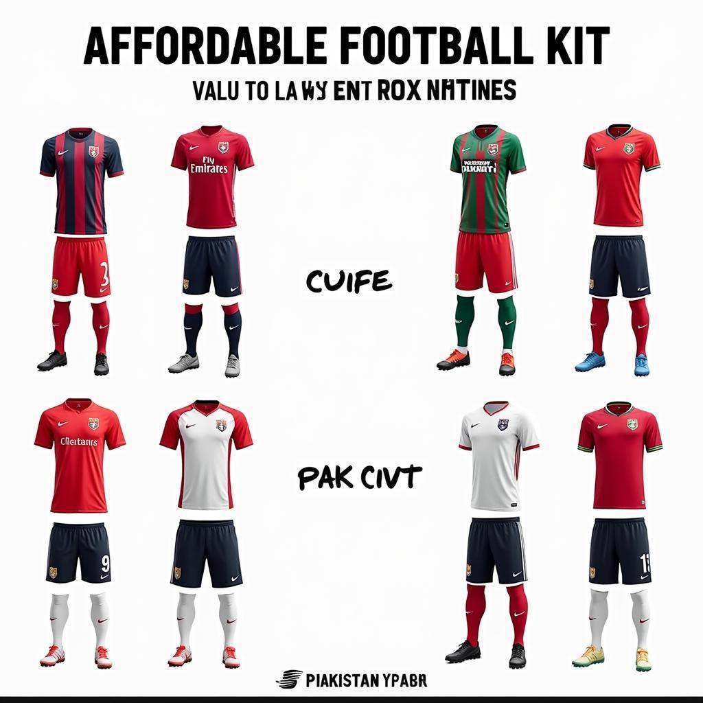 Affordable Football Kits in Pakistan