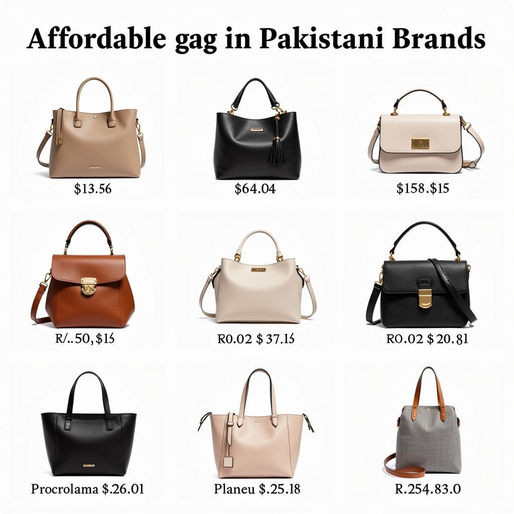 High-quality bags at affordable prices from Pakistani brands