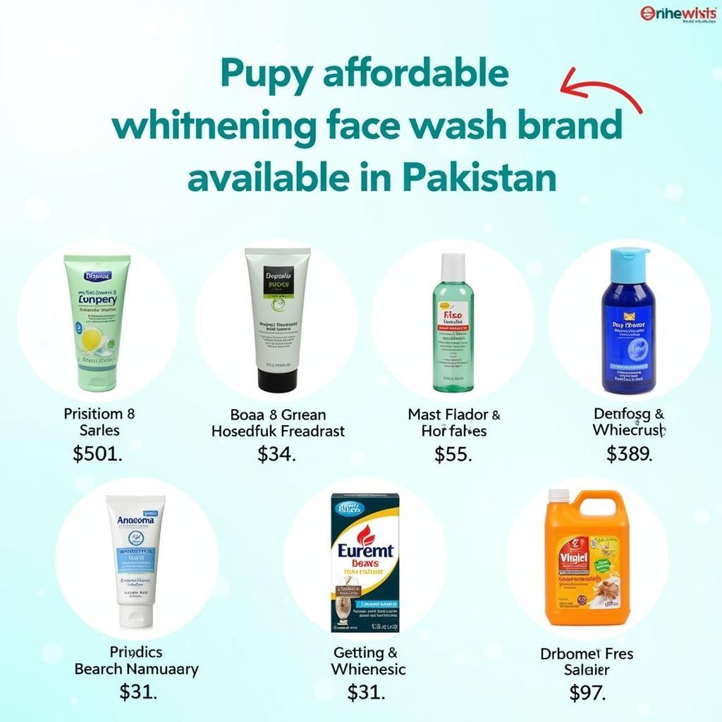 Affordable Whitening Face Wash Brands in Pakistan