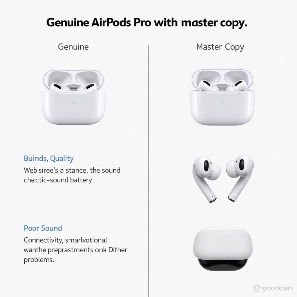 AirPods Pro Genuine vs Master Copy in Pakistan