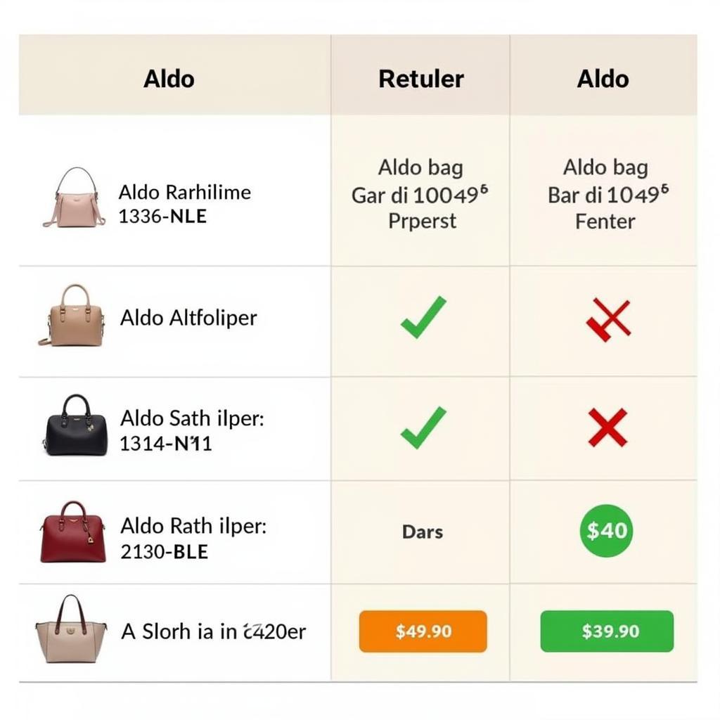 Comparing Aldo Bags Prices in Pakistan