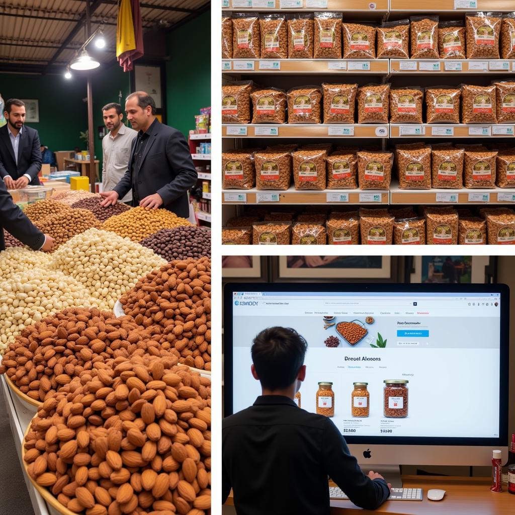 Shopping for Almonds in Pakistan