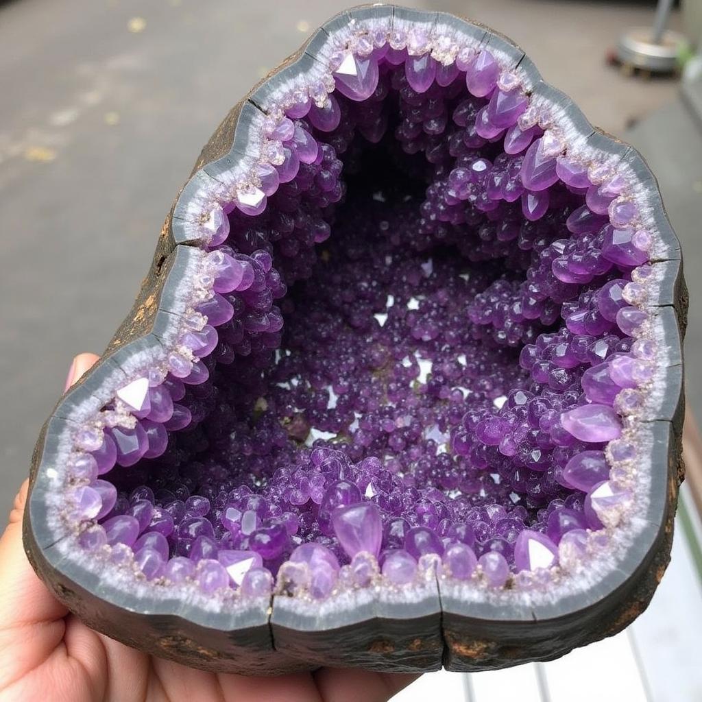 Amethyst Geodes in Pakistan