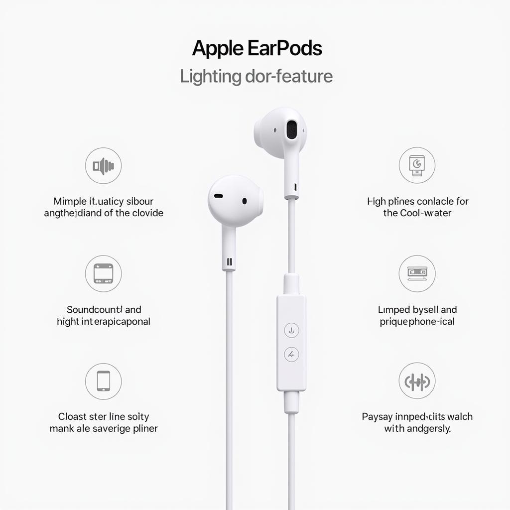 Apple Earpods with Lightning Connector Features