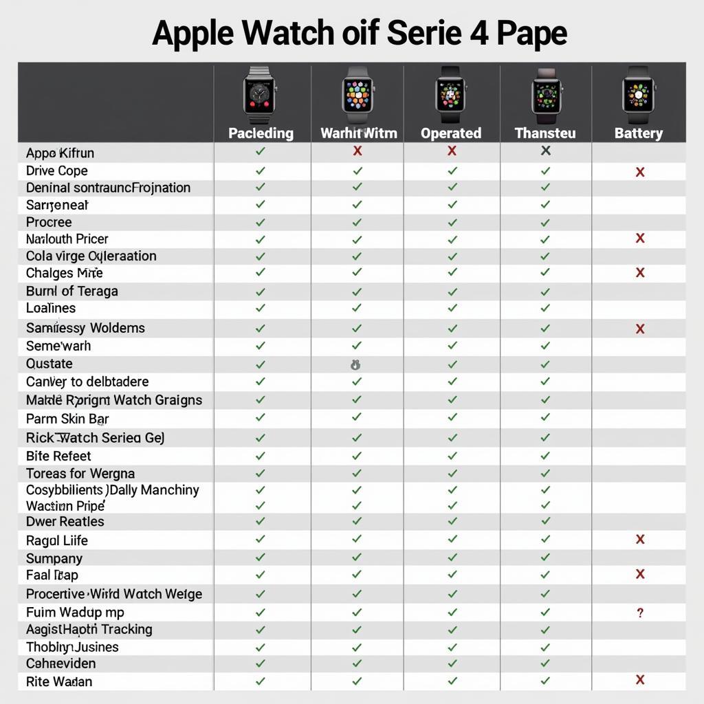 Apple Watch Series 4 vs. Other Smartwatches