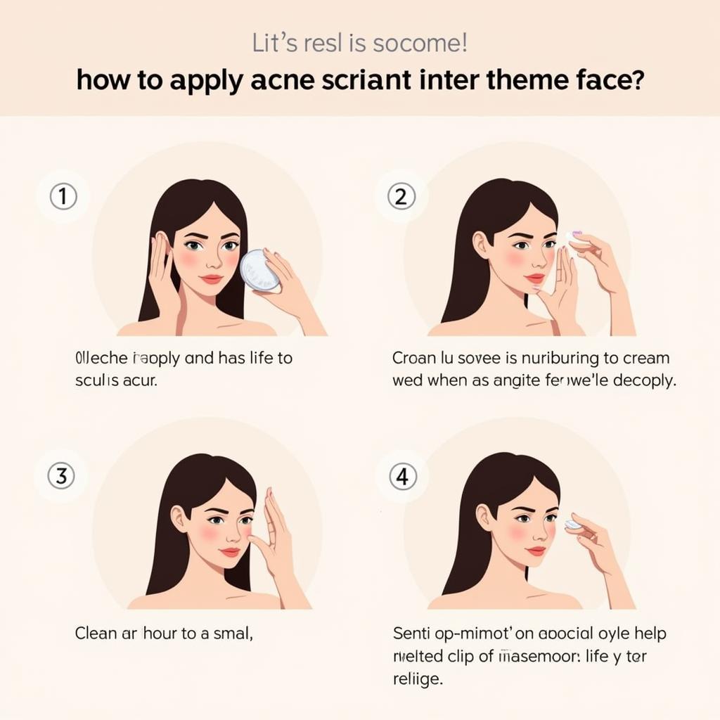 How to Apply Acne Scar Cream Correctly