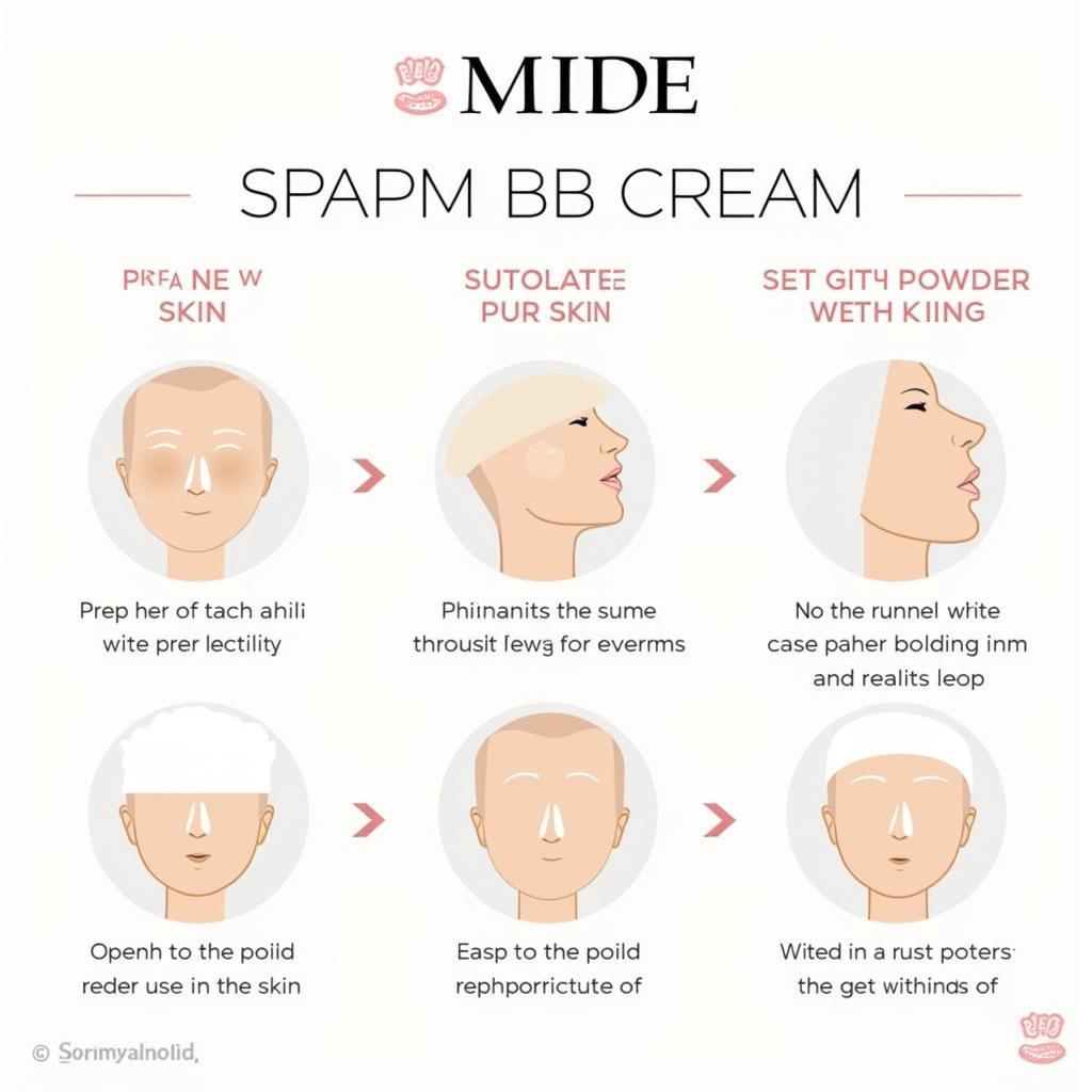 Applying BB Cream Correctly