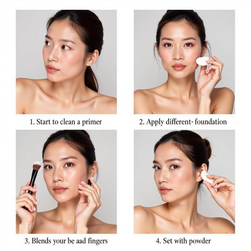 Step-by-Step Guide to Applying Miss Rose Matte Foundation