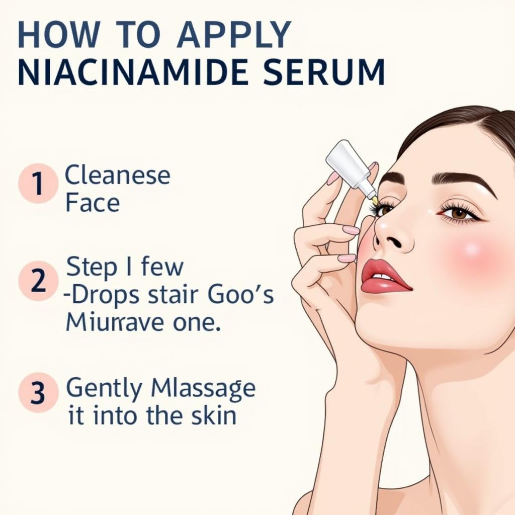 How to Apply Niacinamide Serum