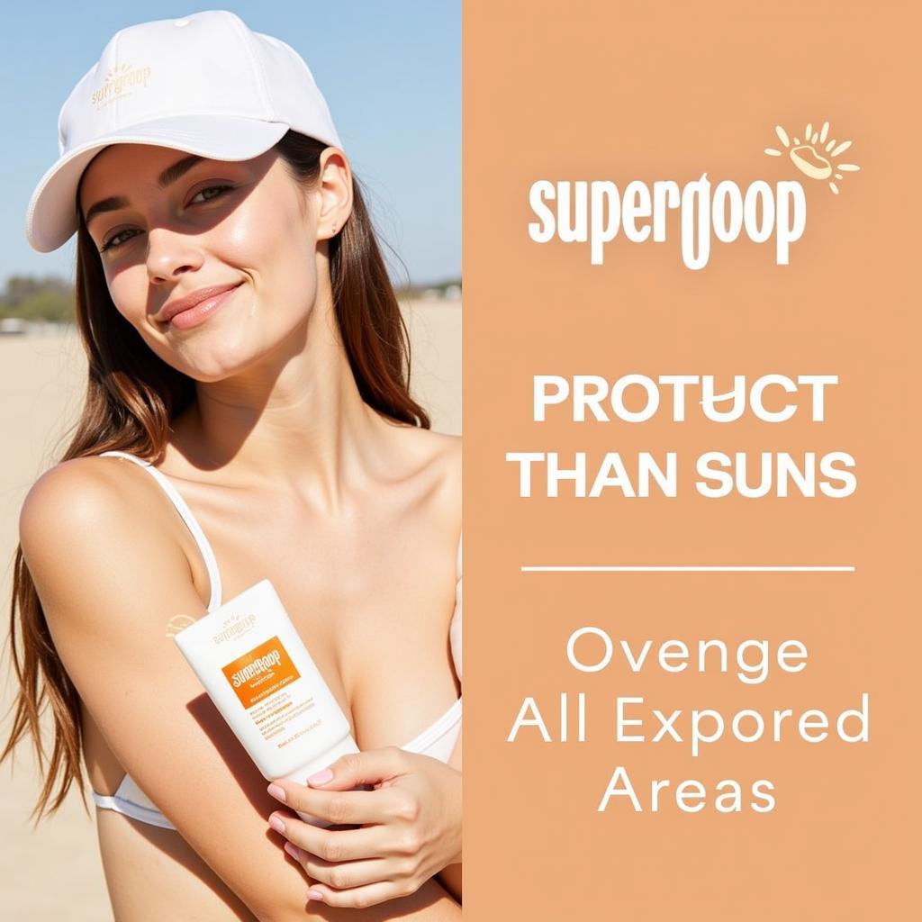 Applying Supergoop Sunscreen Correctly