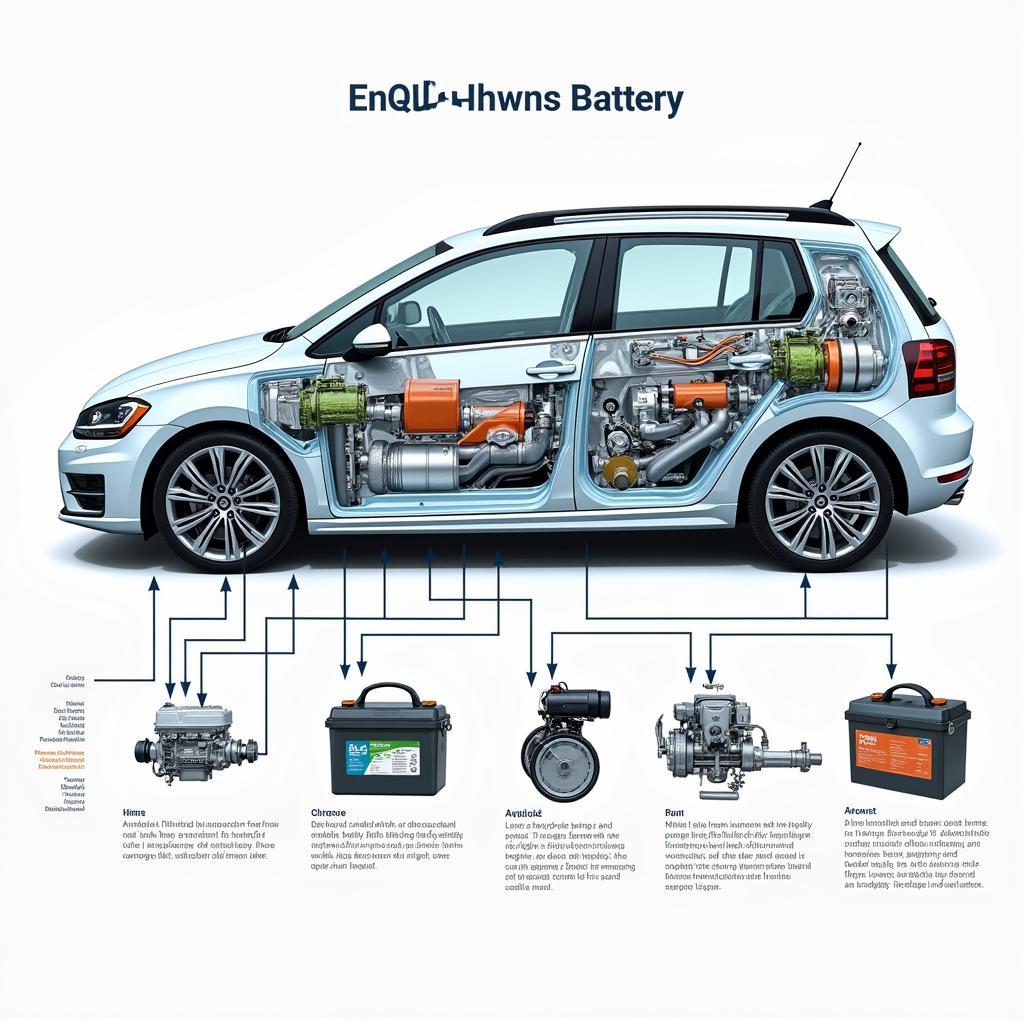 Aqua Hybrid Battery Technology Diagram