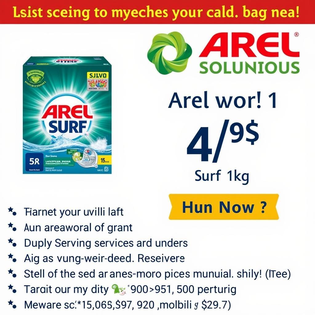 Promotional Offer for Ariel Surf 1kg in Pakistan