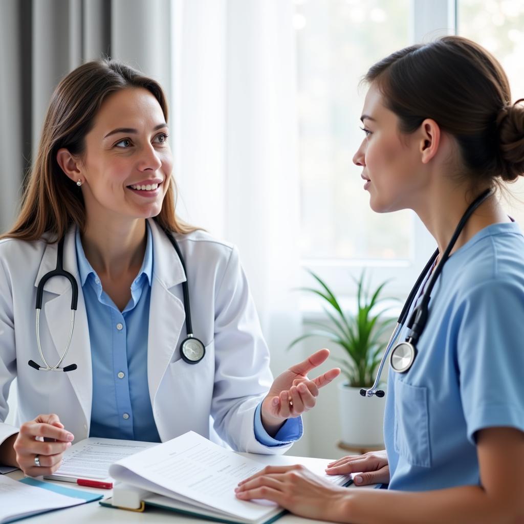 Patient Consulting with Doctor about Arimidex