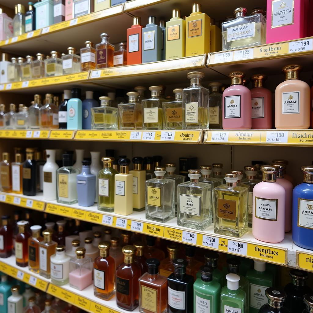 Armaf Perfume Bottles Displayed in a Pakistani Store