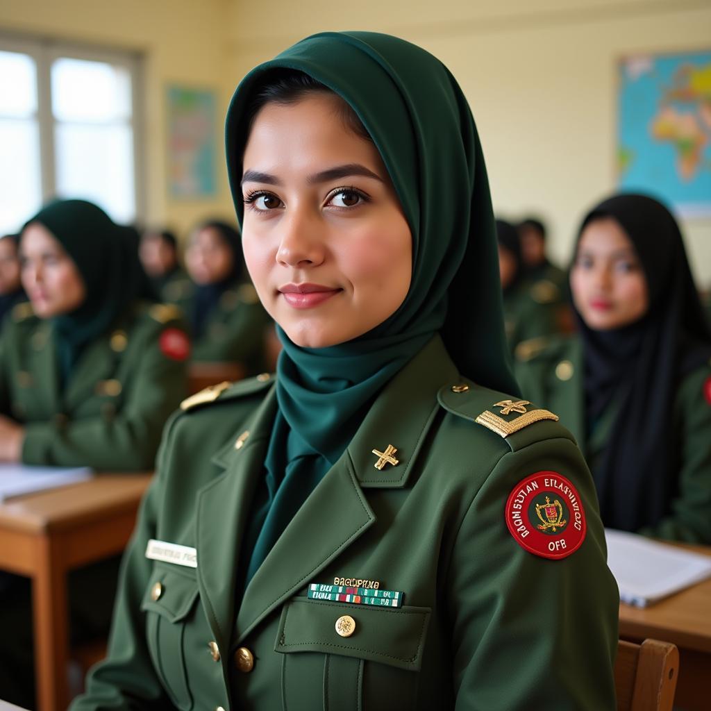 Female officers in the Pakistan Army Education Corps