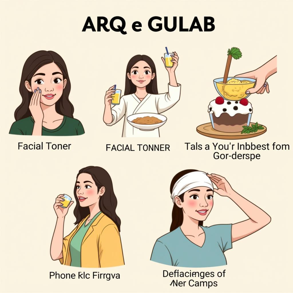 Various Uses of Arq e Gulab