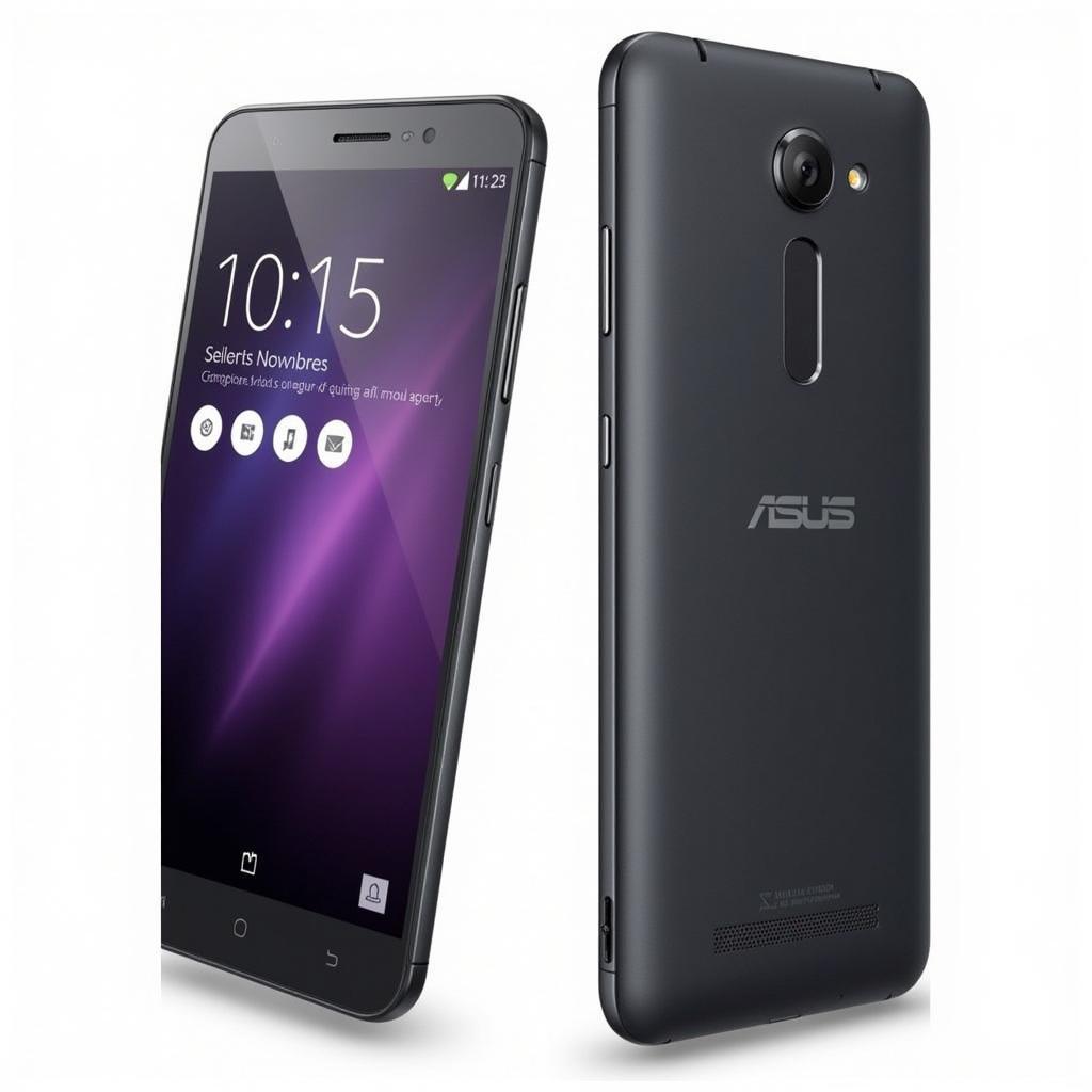 Asus Zenfone Selfie ZD551KL Front and Back View