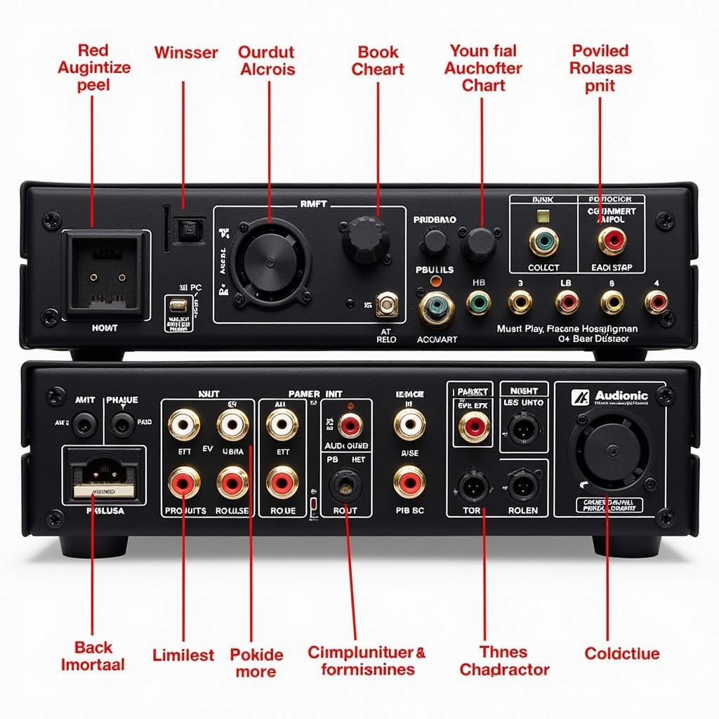 Audionic DJ 2000 Connections and Features