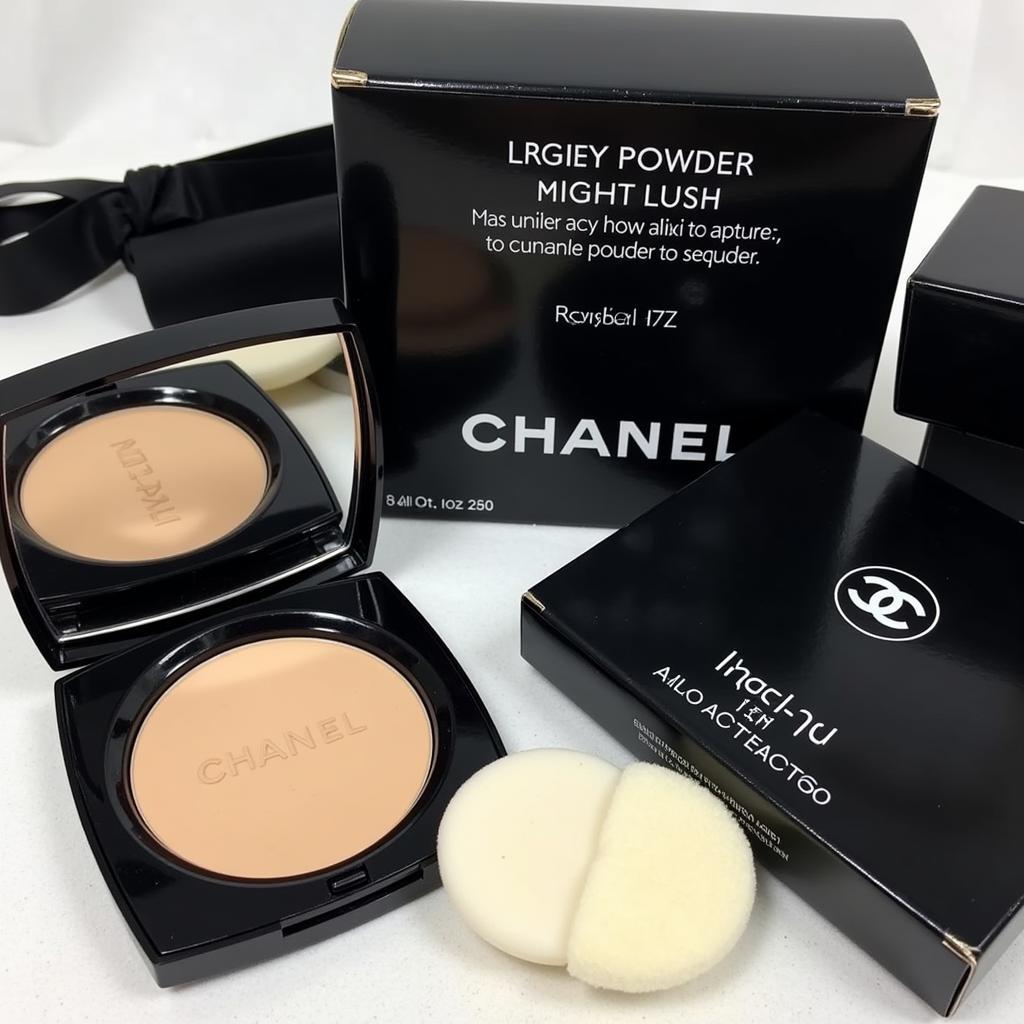 Authentic Chanel Loose Powder Packaging