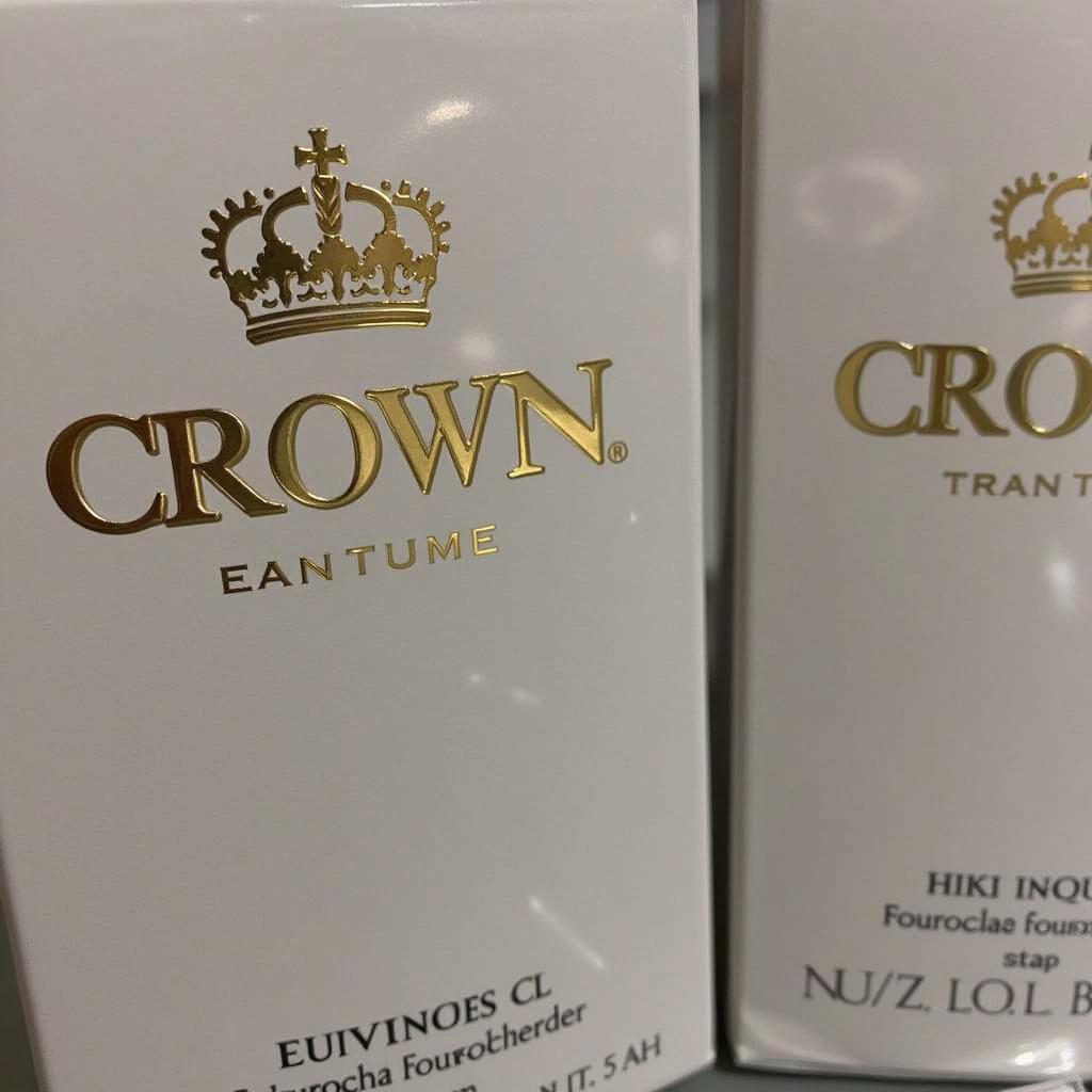 Authentic Crown Perfume Packaging in Pakistan