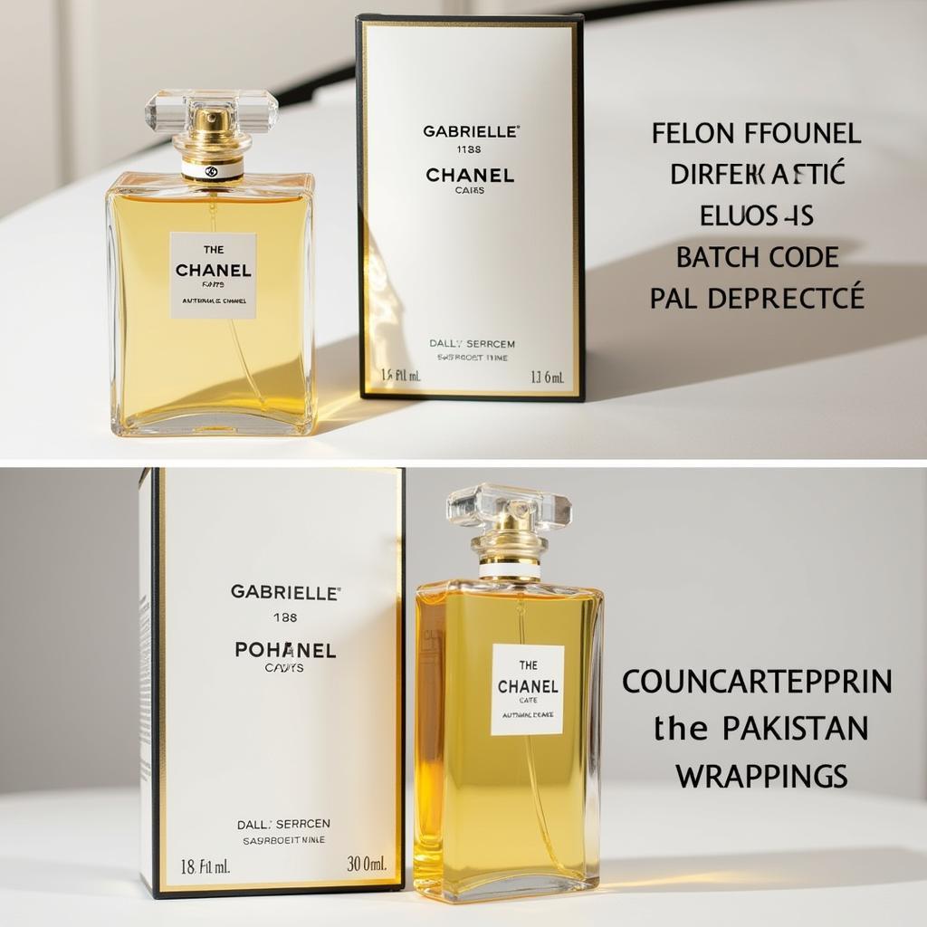 Authentic Gabrielle Chanel Packaging Details: Spotting Counterfeit Perfumes in Pakistan