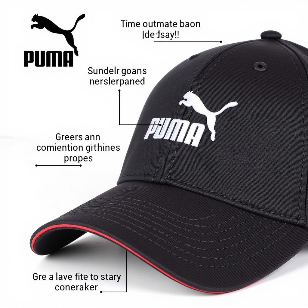 Authentic Puma Cap Features