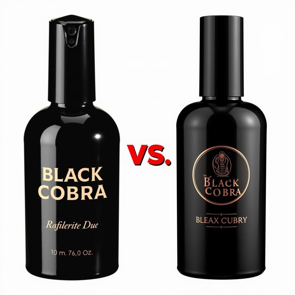 Authentic vs. Counterfeit Black Cobra Perfume