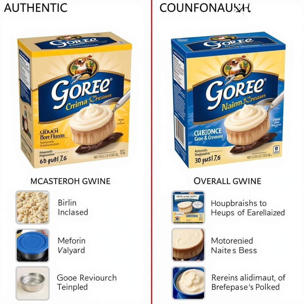 Identifying Authentic Goree Cream