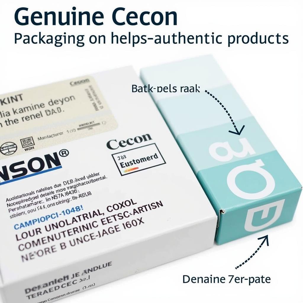 Authenticating Cecon Packaging and Labeling