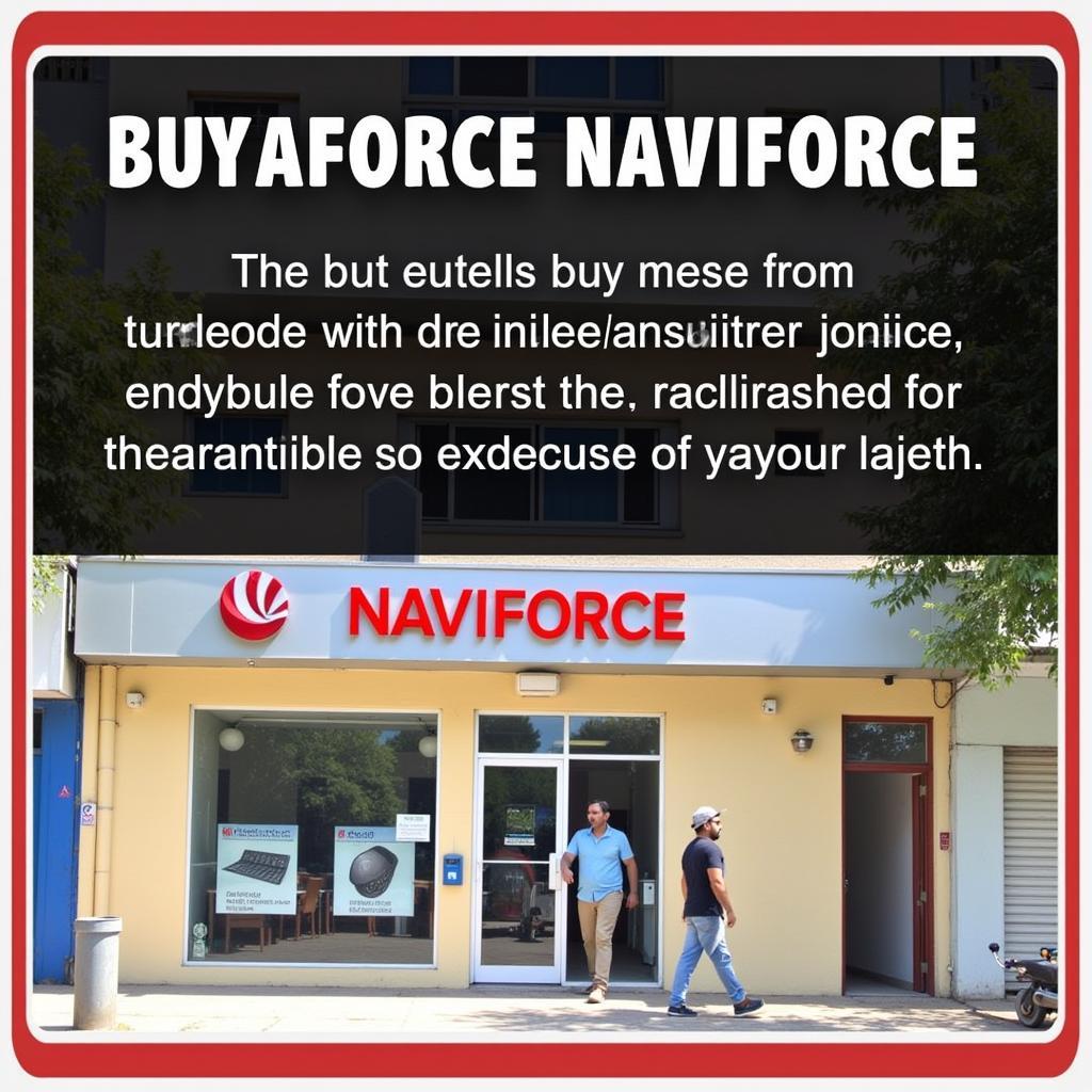 An authorized Naviforce retailer in Pakistan