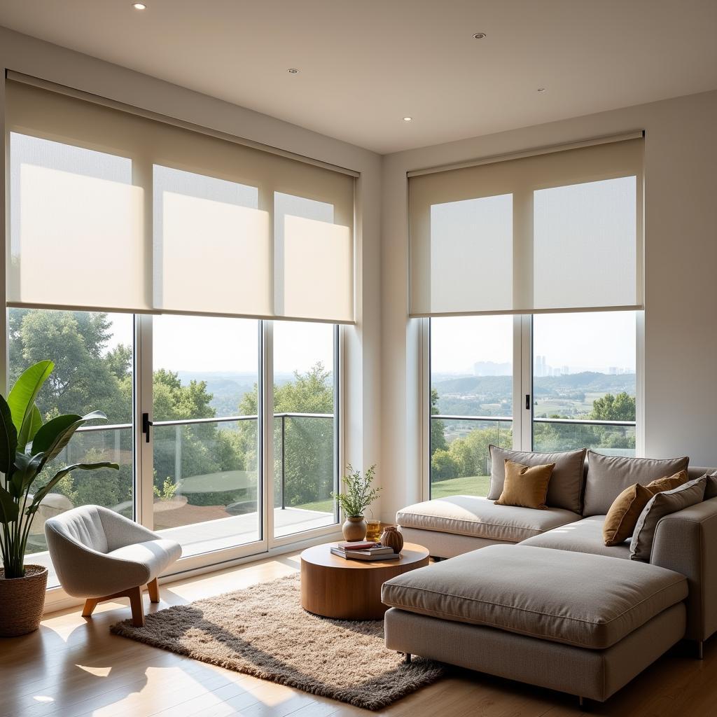 Automated Window Shades in a Pakistani Home