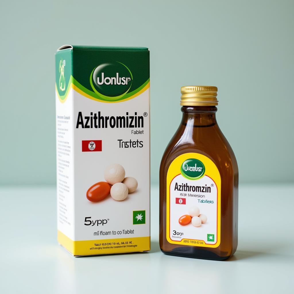 Azithromycin tablets and syrup in Pakistan